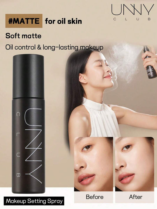 100ml Long-Lasting Setting Spray, Suitable For Oily Skin, Matte & Dewy Finish, Non-Greasy, Makeup Setting Spray, Oil-Free Formula, Non-Drying, Waterproof & Sweat-Resistant