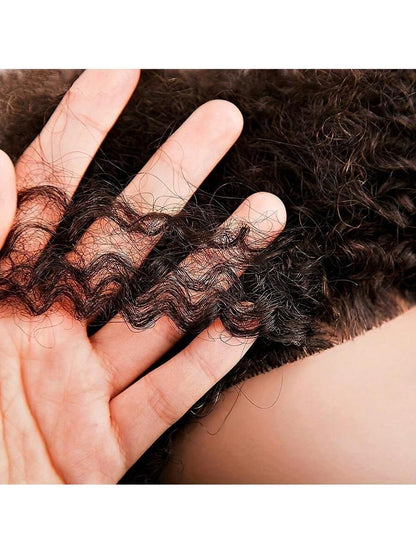 Mannequin Head With 100% Human Hair Curly Hair Training Head Manikin Head Cosmetology Doll Head For Hairdresser Girls Practice Styling Braiding With Clamp Stand
