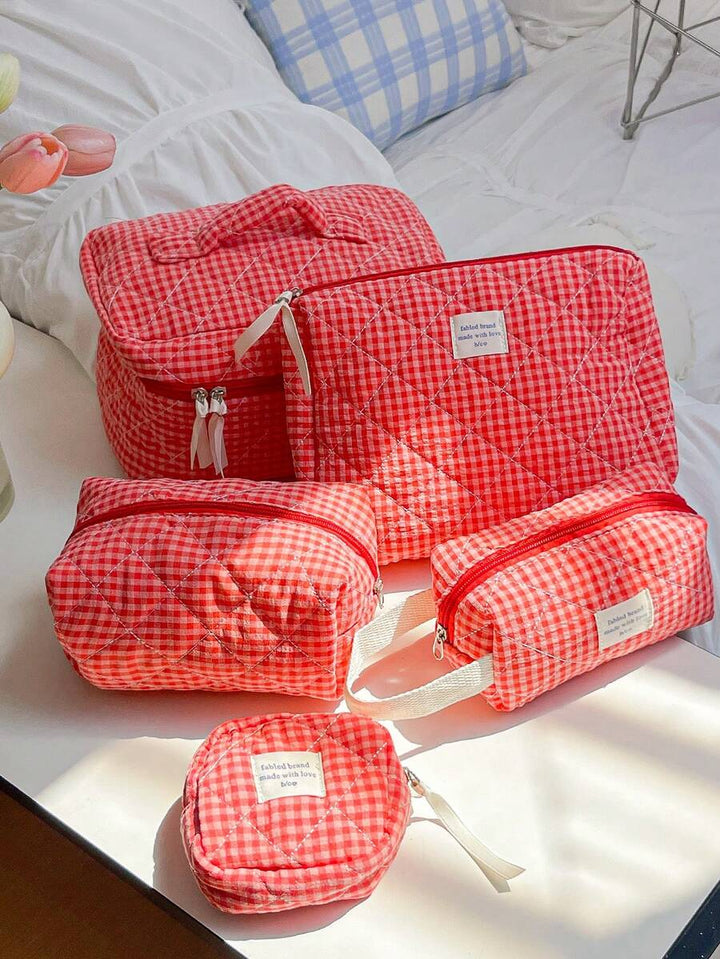 Quilted Makeup & Toiletry Bags — Individual Sizes & Sets