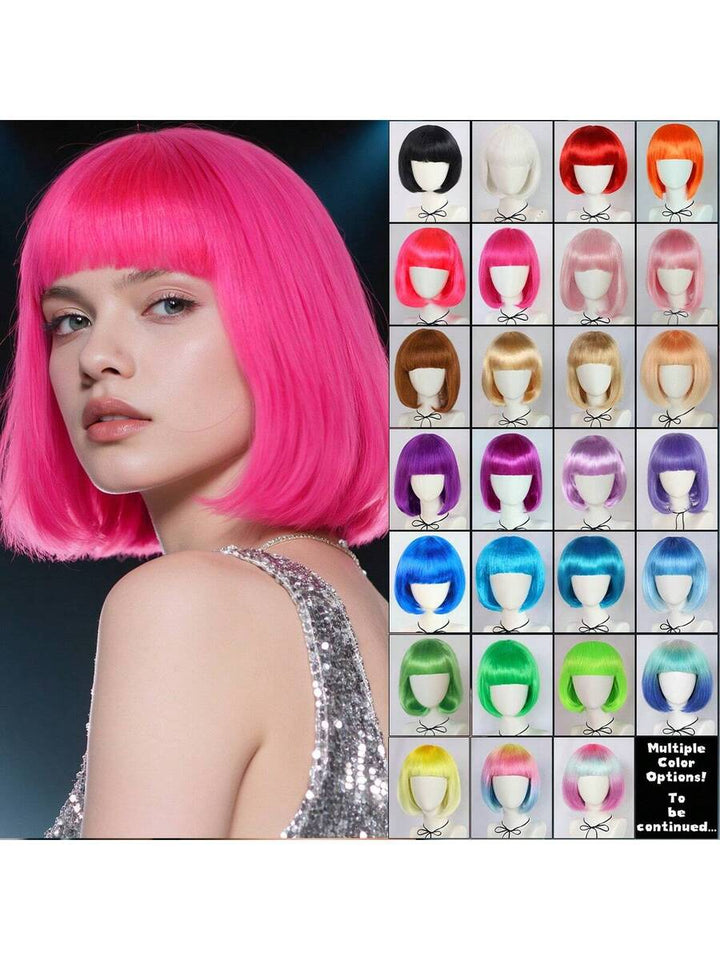 Short Bob Wig with Bangs