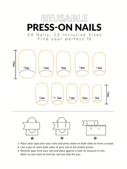 24pcs Square Shaped Press-On Nails - Sweet Red Cat Eye Solid Color Design Medium Length Artificial Nails, Suitable For Women's Daily Wear, Parties And Special Occasions, A Perfect Gift For Her, Manicure Technique Gift, Exquisite Nail Art Supplies