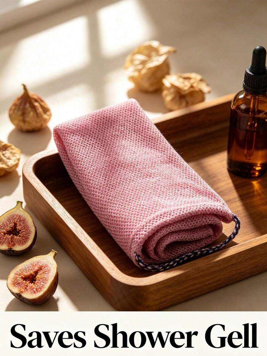 Long Mesh Exfoliating Bath Towel Set