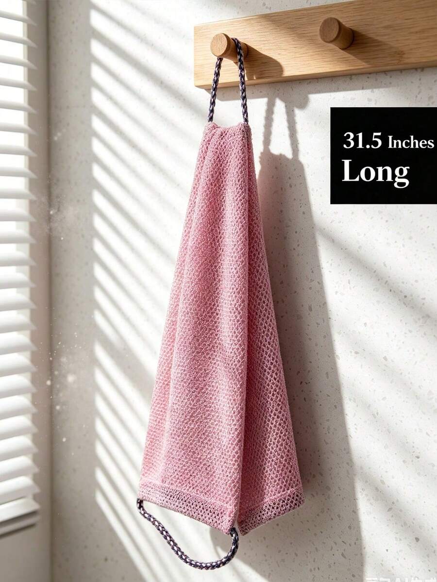 Long Mesh Exfoliating Bath Towel Set