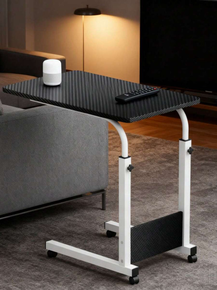 Height-Adjustable Mobile Bedside Desk