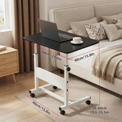 Height-Adjustable Mobile Laptop Desk