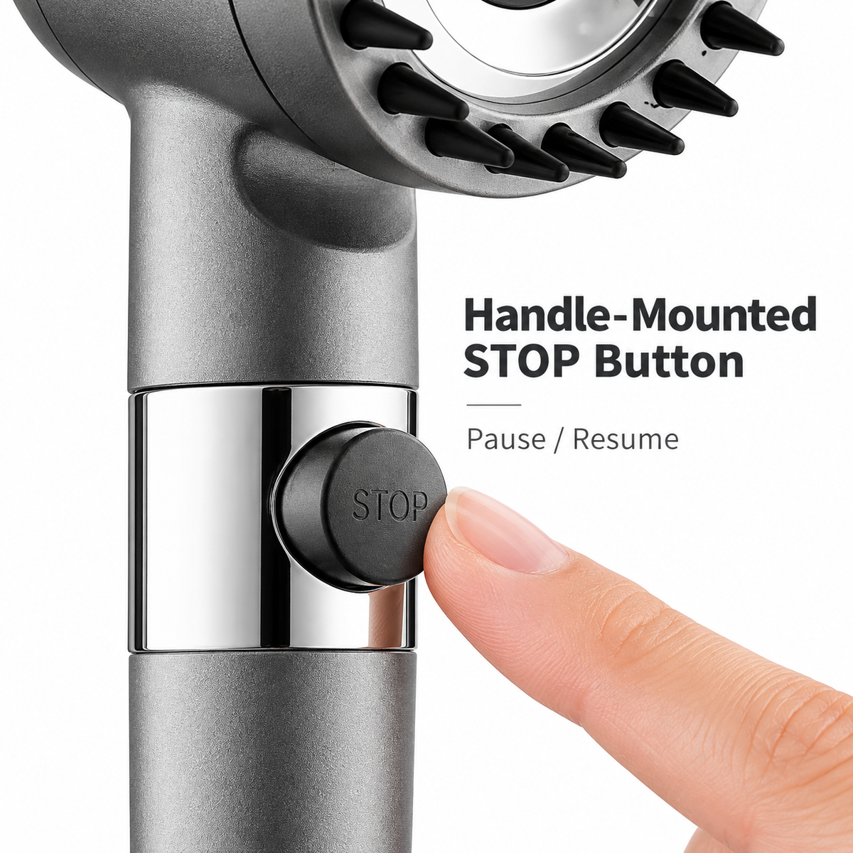 🚿 50% OFF | High-Pressure Handheld Shower Head with Massage-Style Tips