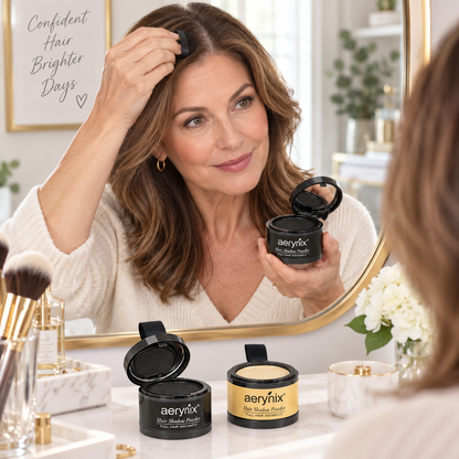 🔥 50% OFF | Aerynix Hair Shadow Powder – Instantly Fuller-Looking Hair