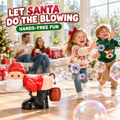 🎅 Farting Santa Bubble Machine💨 Funny Holiday Party Toy & Gift🎁