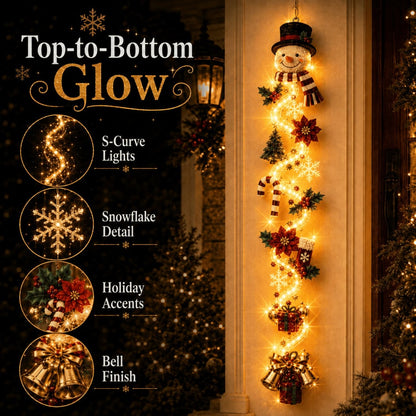⏳ Last day! 59% OFF – 🎅 Glowing Christmas Door Hanger