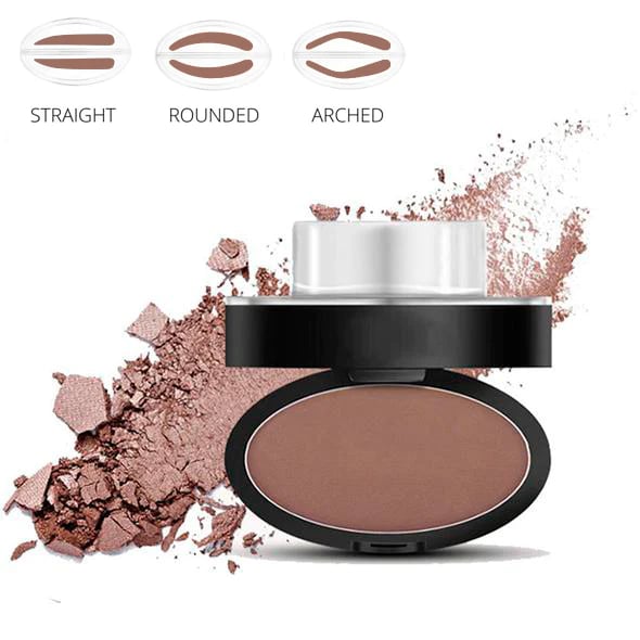 ✨Buy 2 Get 1 Free🖌️50K+ Sold!!!🖤Eyebrow Stamp Powder Kit with Applicator Brush
