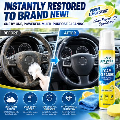 💦4-in-1 Multi-Enzyme Foam Cleaner