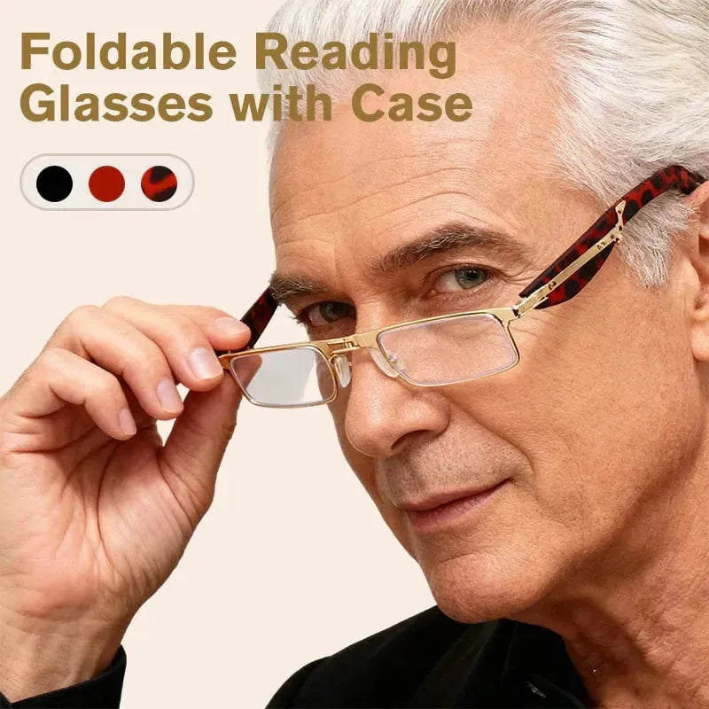 Adjustable Focus Blue Light Blocking Folding Glasses