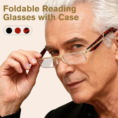 Adjustable Focus Blue Light Blocking Folding Glasses