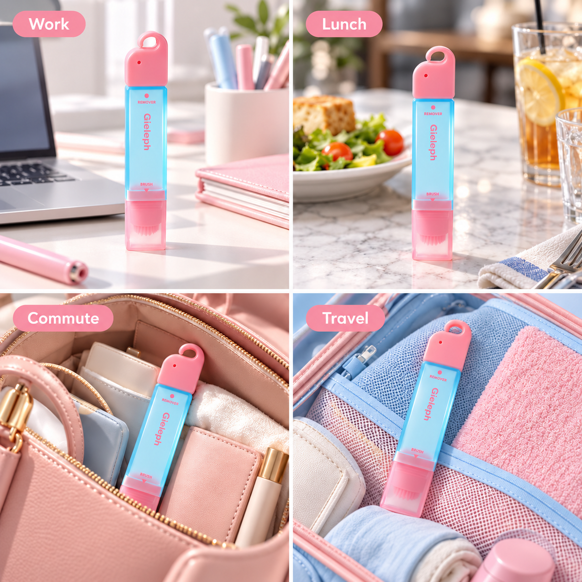 Stain remover pen for work, lunch, commuting and travel
