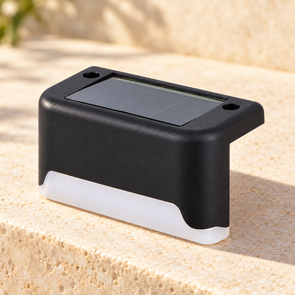 Solar step light - styled product closeup