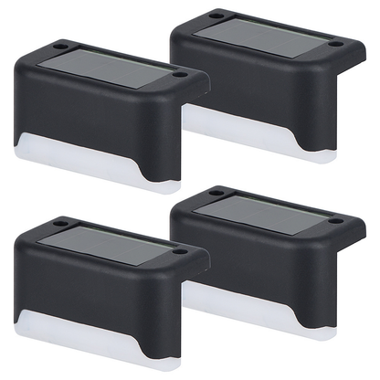 Supplier product photograph - black solar step lights